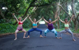 Goddess Pose Yoga in Hawaii