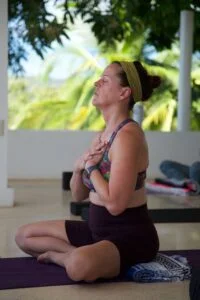 Metta meditation in online yoga teacher training program 