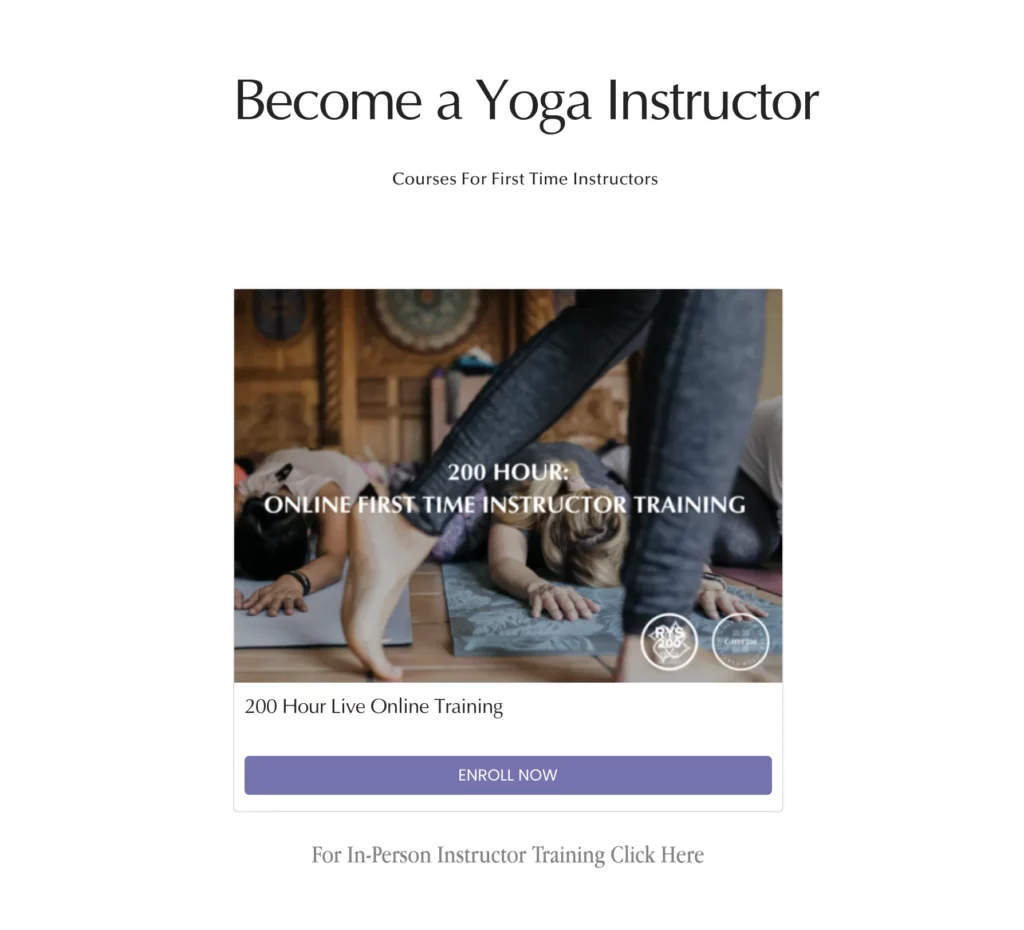 Online Yoga Teacher Training with Holy Yoga